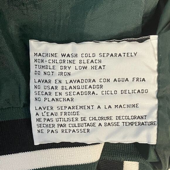 New York Jets TEAM NFL Vintage Sideline Pullover Windbreaker Jacket Size XL - Picture 4 of 10